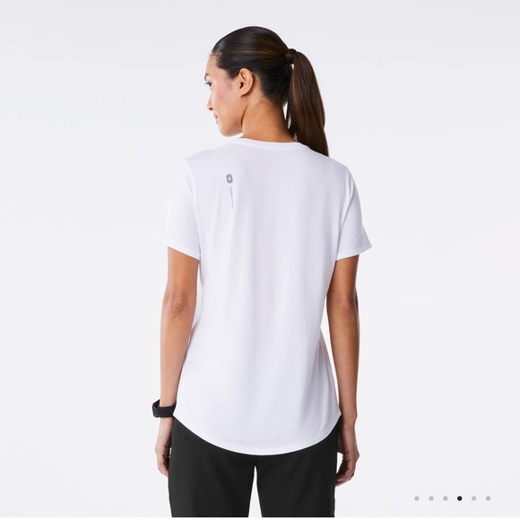 Figs White Graphic Short Sleeve Tee - Picture 3 of 5